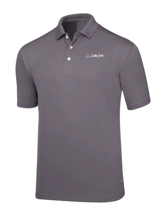 Callaway Core Medium Grey Performance Polo w/Calm Seas Psychotherapy Logo