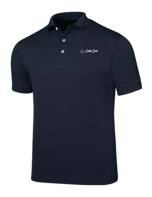 Callaway Ottoman Navy Polo w/Calm Seas Psychotherapy Logo