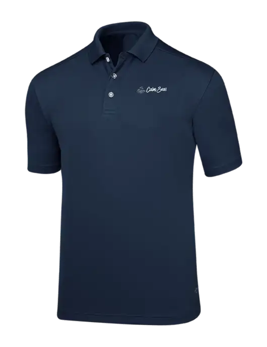Callaway Core Navy Performance Polo w/Calm Seas Psychotherapy Logo