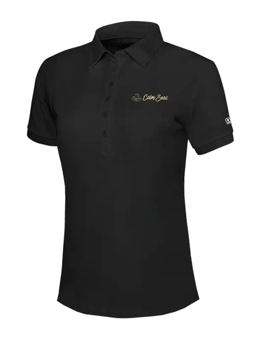 OGIO Womens Blacktop Jewel Polo w/Calm Seas Psychotherapy Logo