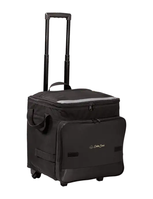 Black Rolling Cooler w/Calm Seas Psychotherapy Logo