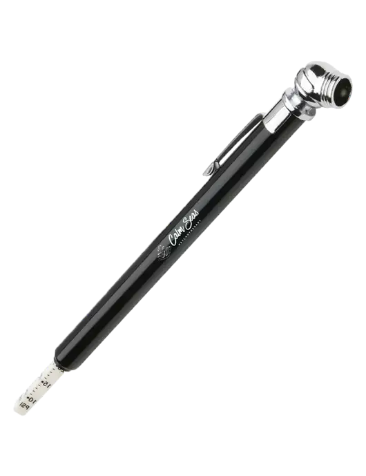 Quick View Black Tire Gauge w/Calm Seas Logo