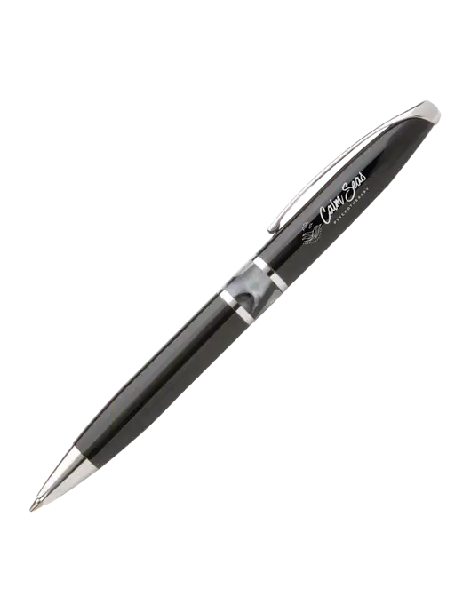 Illusion Black Pen - Black Ink w/Calm Seas Logo