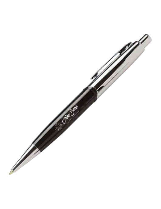 Chimera Black Pen - Black Ink w/Calm Seas Logo