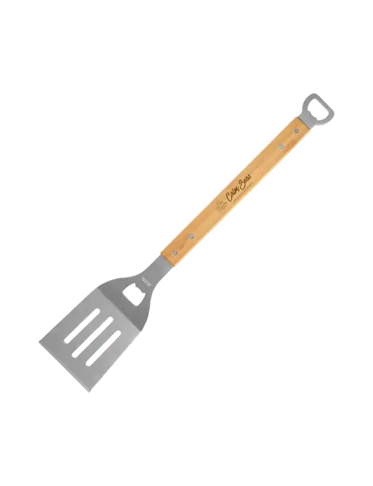 Bamboo BBQ Spatula w/Calm Seas Logo