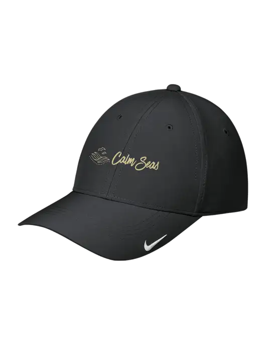 Nike Black Dri-FIT Legacy Cap w/Calm Seas Psychotherapy Logo