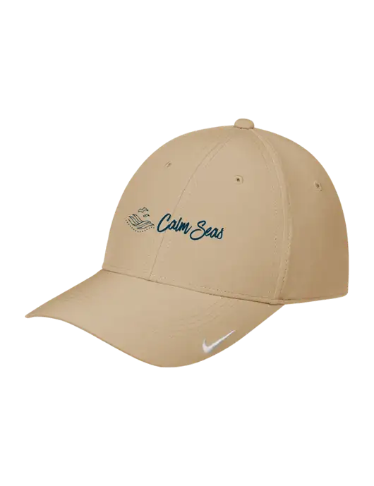 Nike Tan Dri-FIT Legacy Cap w/Calm Seas Psychotherapy Logo