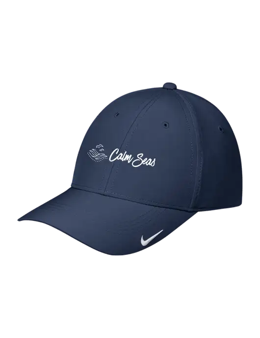 Nike Navy Dri-FIT Legacy Cap w/Calm Seas Psychotherapy Logo