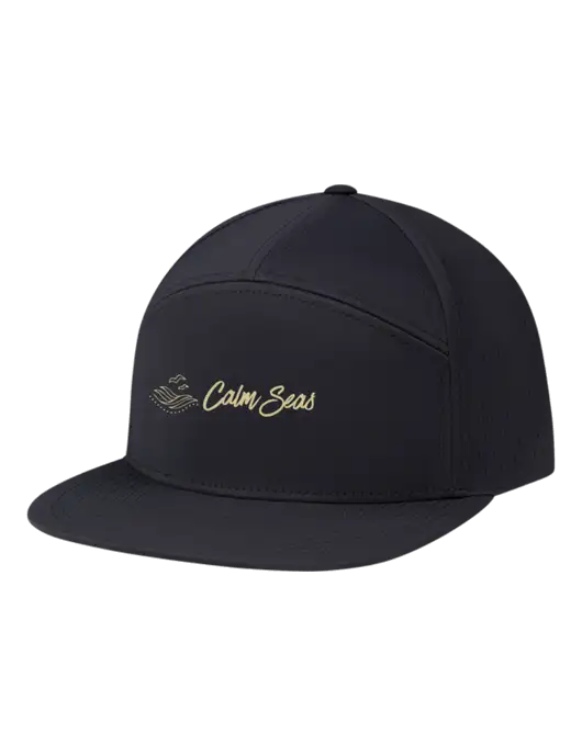 Richardson Black Cannon Cap w/Calm Seas Psychotherapy Logo