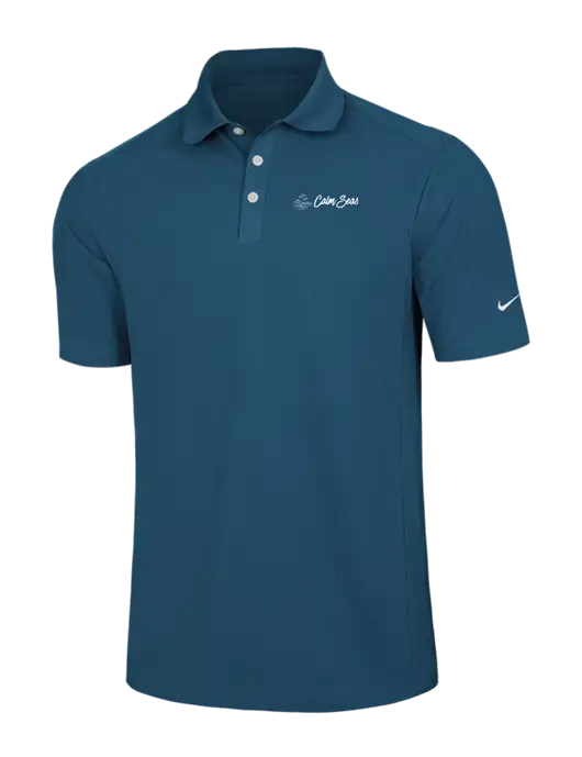 Nike Light Navy Dri-FIT Classic Polo w/Calm Seas Psychotherapy Logo