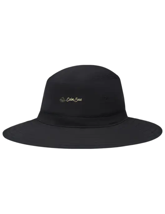 Black Booney Sun Hat w/Calm Seas Psychotherapy Logo