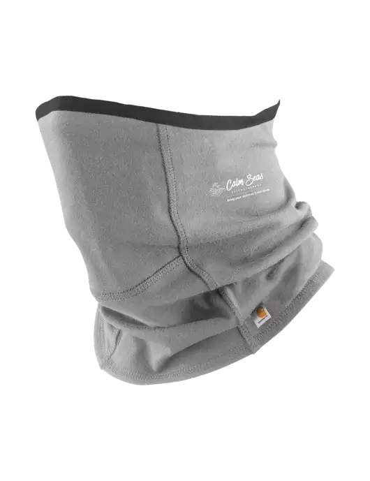Carhartt Medium Grey Cotton Blend Filter Pocket Gaiter w/Calm Seas Psychotherapy Logo